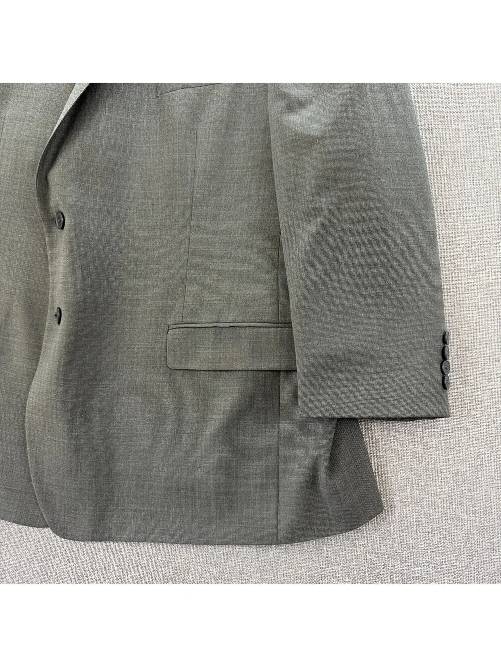 Collection by Michael Strahan 52R Gray Sport Coat Blazer Wool Blend Classic Fit
